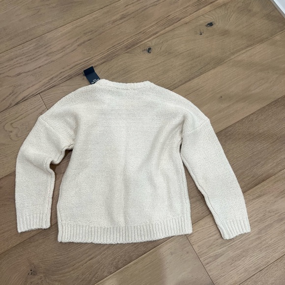 Abercrombie Kids | Cable Knit Sweater | Cream Color | Girls Size 7/8 - Picture 2 of 6